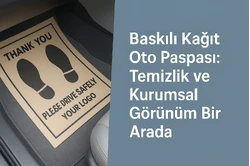Baskılı Kağıt Oto Paspası: Temizlik ve Kurumsal Görünüm Bir Arada