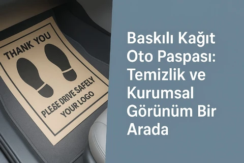 Baskılı Kağıt Oto Paspası: Temizlik ve Kurumsal Görünüm Bir Arada