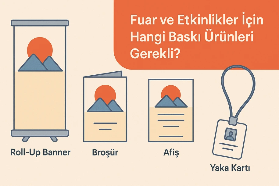 Fuar ve Etkinlikler İçin Hangi Baskı Ürünleri Gerekli?