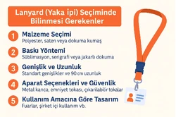 Lanyard (Yaka İpi) Seçiminde Bilinmesi Gerekenler