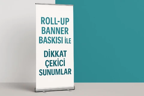 Roll-Up Banner Baskısı ile Dikkat Çekici Sunumlar