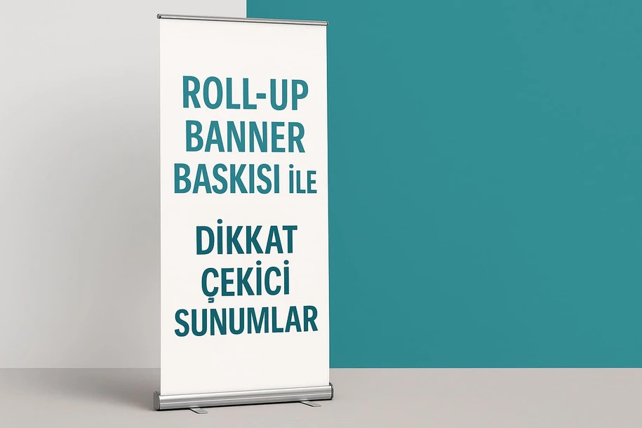 Roll-Up Banner Baskısı ile Dikkat Çekici Sunumlar