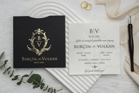 Ekonomik Lüks Davetiye 9236