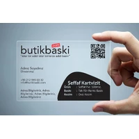 Şeffaf Kartvizit